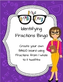 Identifying fraction Bingo!