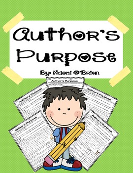 Preview of Identifying the Author's Purpose