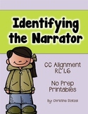 Identifying the Narrator {No Prep Printables}