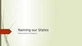 Identifying the Regions & States