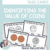 Identifying the Value of Coins Task Cards