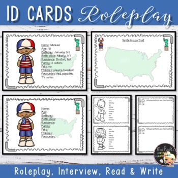 Preview of Identity Cards Role play