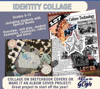 Project ART-A-DAY: Lesson: Elements and Identity Sketchbook Cover
