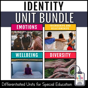 Preview of Identity Bundle - Differentiated for Special Education