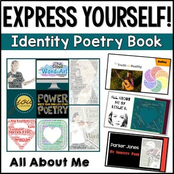 Preview of Identity Poetry Writing Unit Activity - Middle School ELA - High School English
