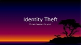 Identity Theft - Money Matters