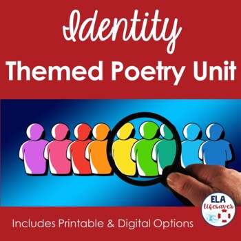 Preview of Identity Themed Poetry Unit