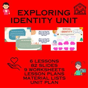 Preview of *Full unit* Exploring Identity (6 lessons) - PDF + Fully Editable Google Slides