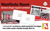 Identity themed worksheet - Manifesto Room