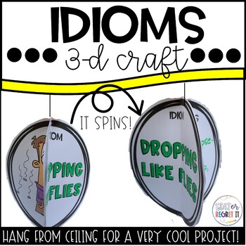 Preview of Idioms 3-D Craft