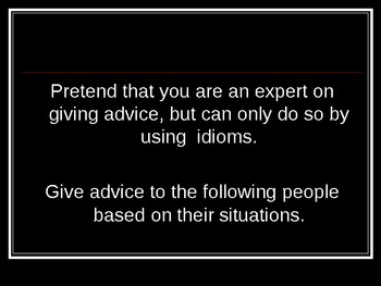 Preview of Idiom Advice
