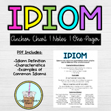 Idiom | Anchor Chart | Notes | One Pager | Distance Learni
