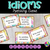 Editable Idiom Matching Game