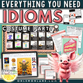 Idiom Costume Party Kit Digital Fall Idiom Project Hallowe