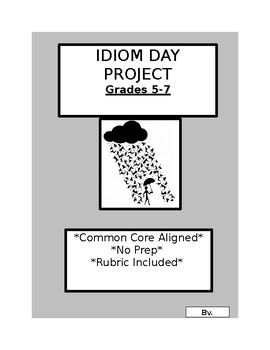 Preview of Idiom Day Project