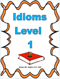 Idiom Mega Pack, Levels 1-4, Figurative Language, Multiple