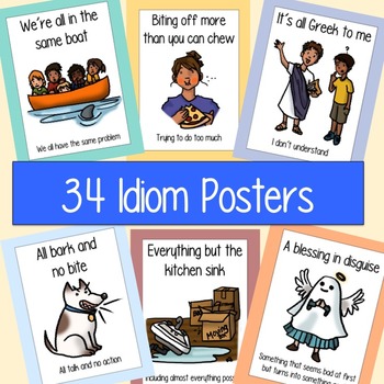 Preview of Idiom Posters