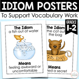 Idioms - A Set of 25 Vocabulary Posters for 1st and 2nd Gr