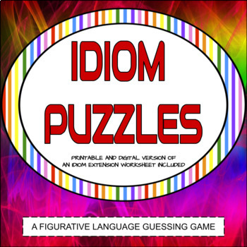 Preview of Idiom Puzzles