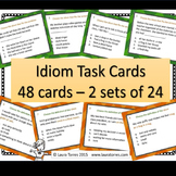 Idiom Task Cards and Worksheets
