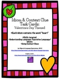 Idioms: Valentine's Day Themed (task cards, context clues)