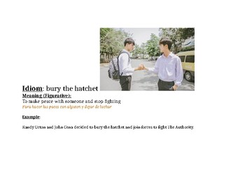 Preview of Idiom: bury the hatchet