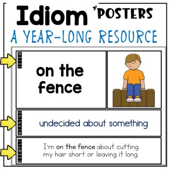 Idiom of the Week Posters and Activities by Kristen Vibas | TPT