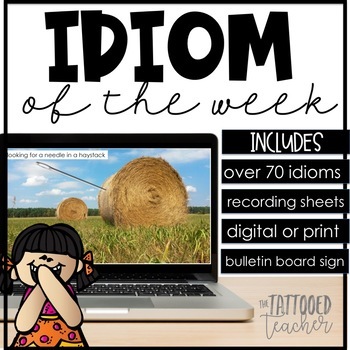 Idiom Of The Week Digital Or Print By Rachel Lamb The Tattooed Teacher