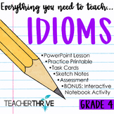 4th Grade Grammar Unit: Idioms