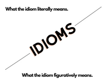 Preview of Idioms