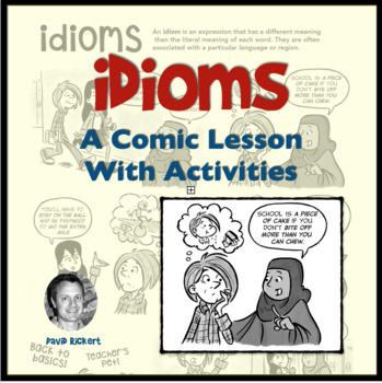 Preview of Idioms Comic With Activities