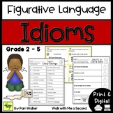Idioms Activities & Worksheets - Figurative Language - Grammar