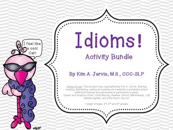 Preview of Idioms Activity Bundle