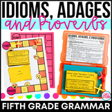 Idioms, Adages, and Proverbs Game for 5th Grade Language Arts