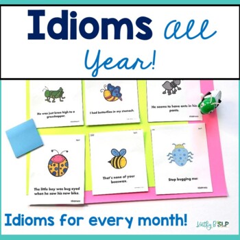 Preview of Idioms All Year - Figurative Language
