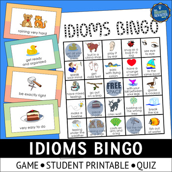 Preview of Idioms Bingo Game