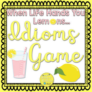 Preview of Idioms Game with Task Cards