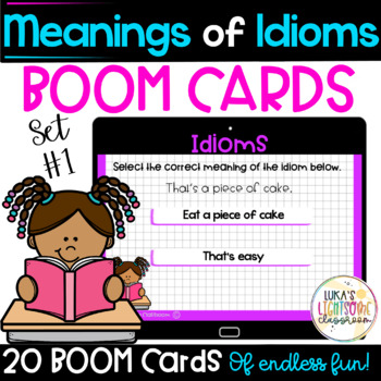 Preview of Idioms Boom Cards | Set 1