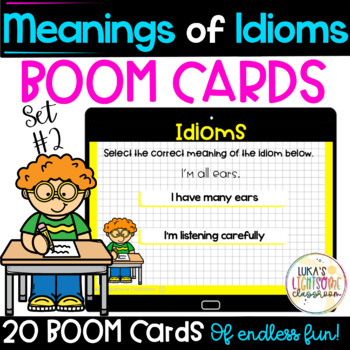 Preview of Idioms Boom Cards | Set 2