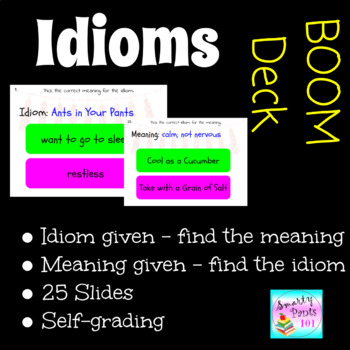 Preview of Idioms DIGITAL BOOM Deck 