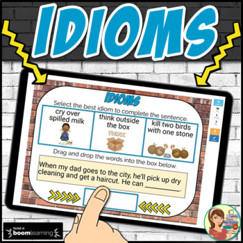 Preview of Idioms Digital Boom Cards