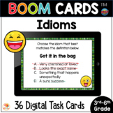 Idioms BOOM CARDS Task Cards Figurative Language Activitie