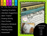 Figurative Language -Idioms Interactive Notebook, Drawing,