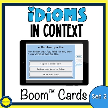Preview of Idioms in Context | Boom™ Cards | Set 2 of 3
