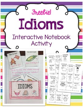 Preview of Idioms FREE Interactive Notebook Lesson/Activity