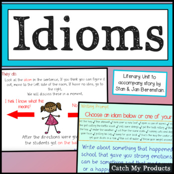 Preview of Idioms : Figurative Language Flipchart for Promethean Board Use