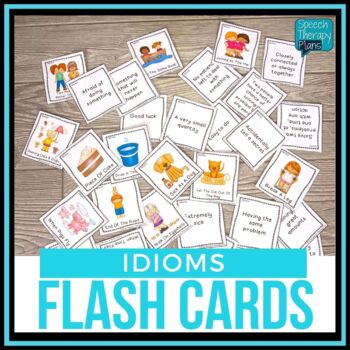 Preview of Idioms Flash Cards