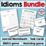 Idioms Games and Task Cards Bundle