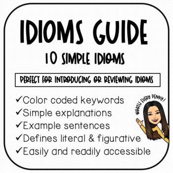 Preview of Idioms Guide