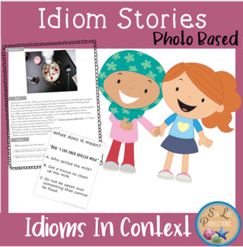 Idioms In Short Stories - With Supports by Sea Life Productions | TPT